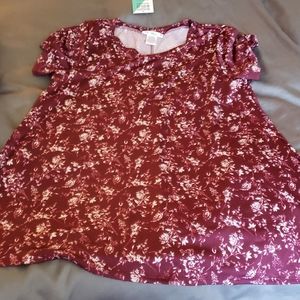 Silky botanical print Torrance T